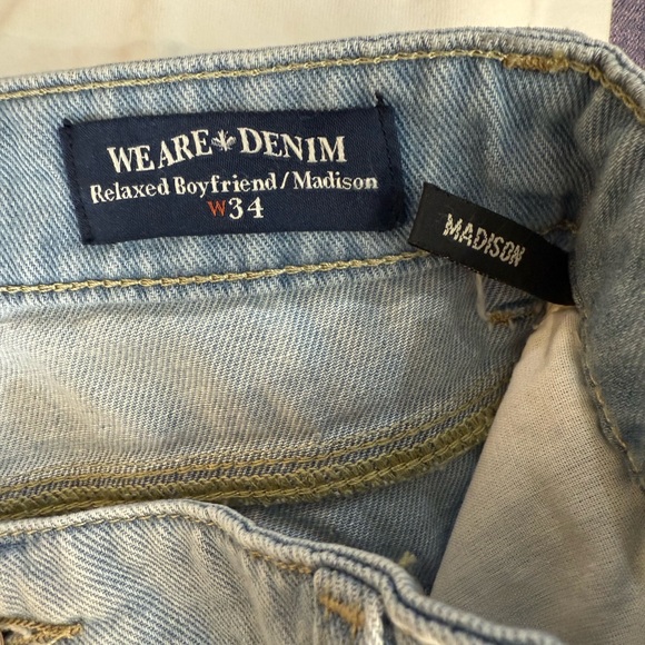 Buffalo David Bitton Women’s Madison Boyfriend 90s Jeans Distressed Size 32 NEW - Picture 11 of 11